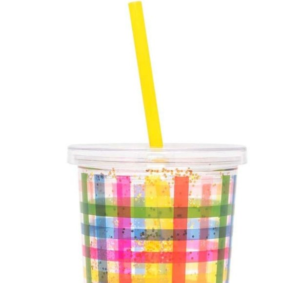 Ban.do Metallic Deluxe Sip Sip Insulated Tumbler With Reusable Silicone Straw - Picture 2 of 3
